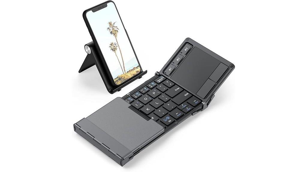 portable bluetooth foldable keyboard