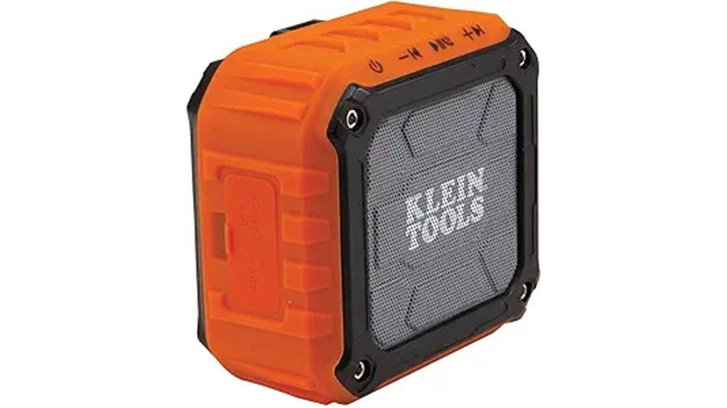 portable bluetooth jobsite speaker