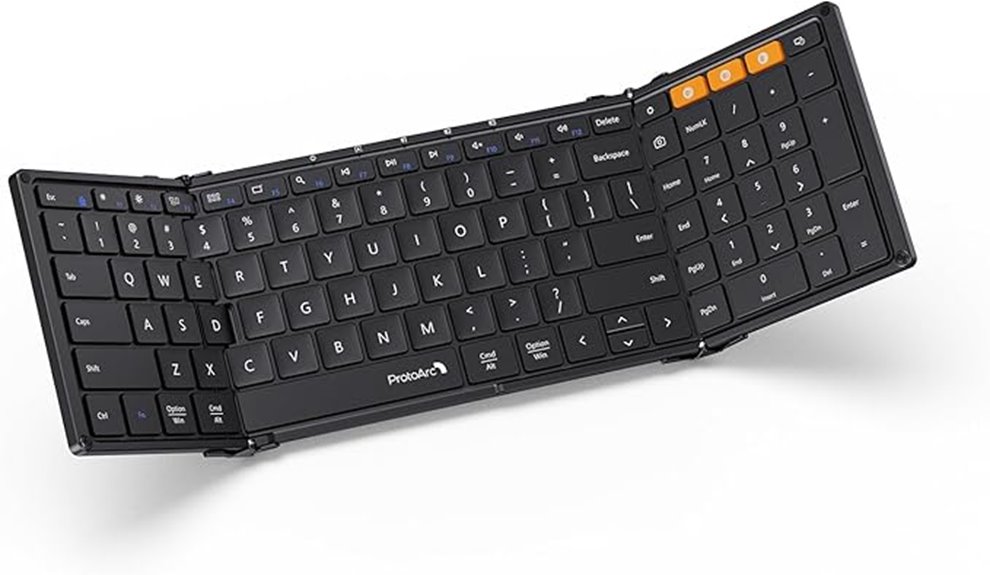 portable bluetooth keyboard with numpad
