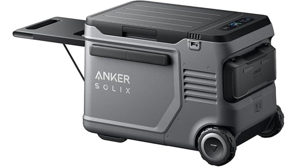 portable cooler with battery