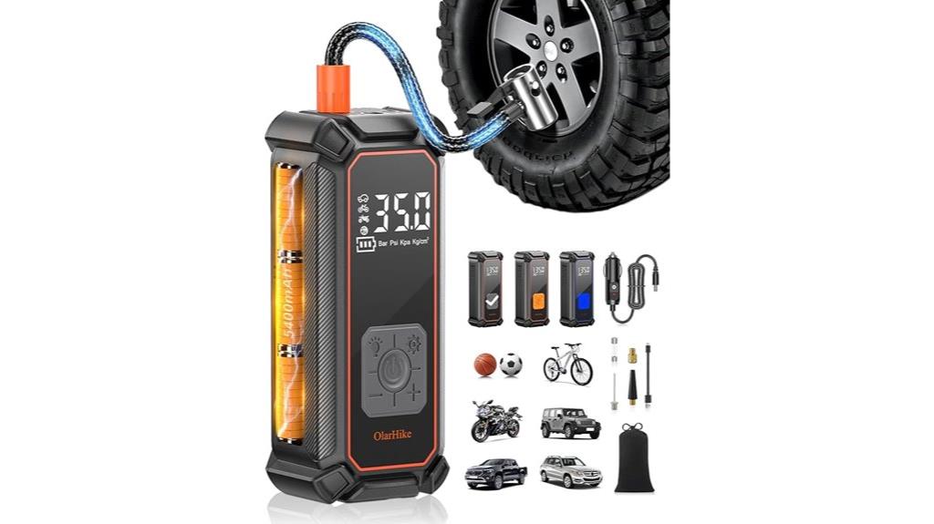 portable electric tire pump