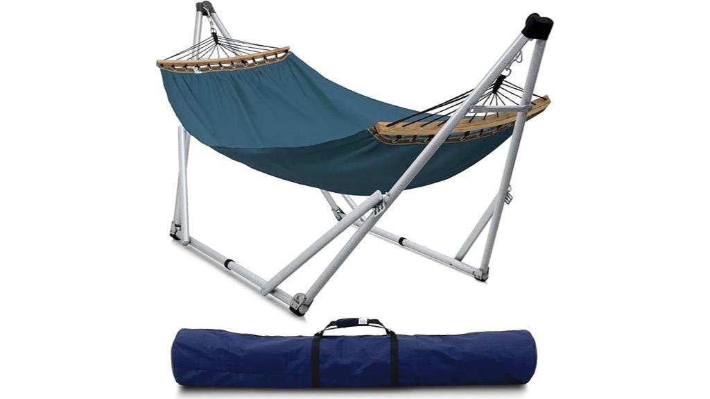 portable hammock with steel