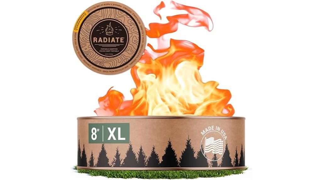 portable large campfire