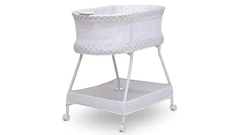 portable mesh bedside crib