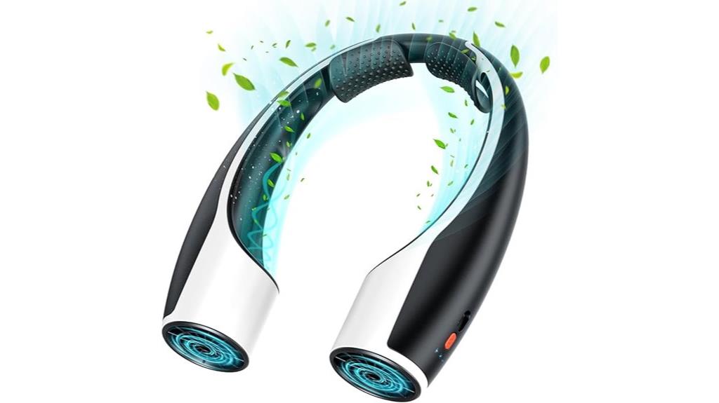 portable neck fan battery