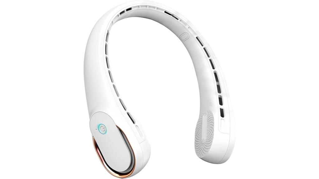 portable neck fan battery