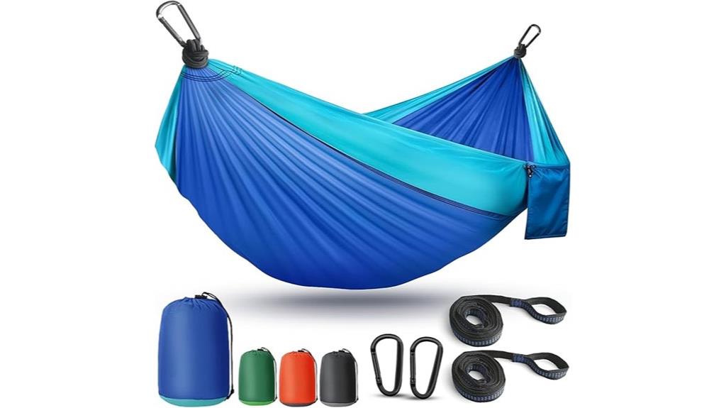 portable nylon camping hammock