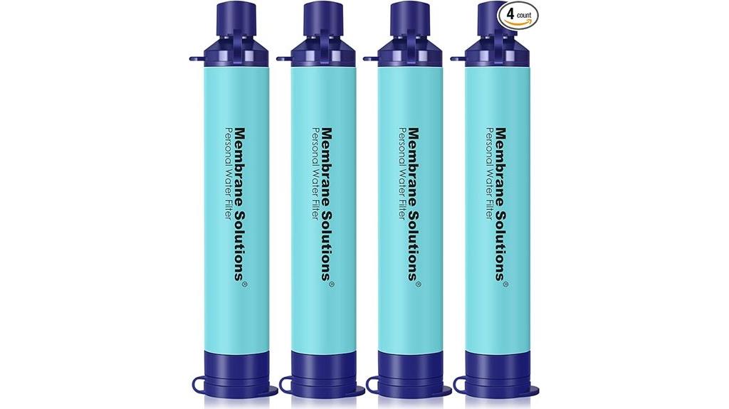 portable straw water filter