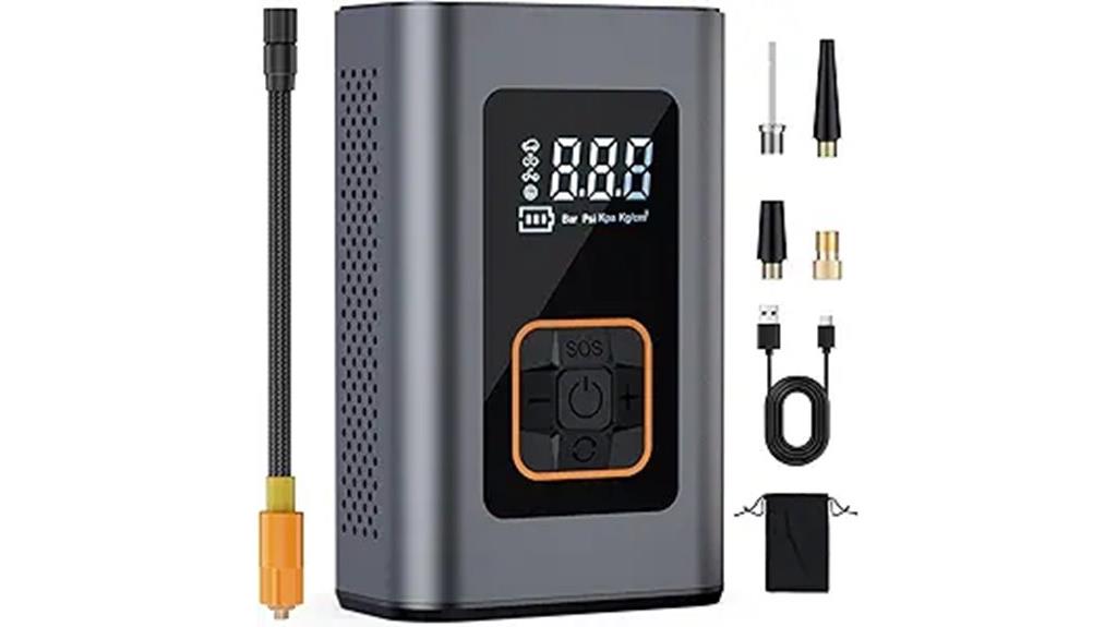 portable tire inflator compressor
