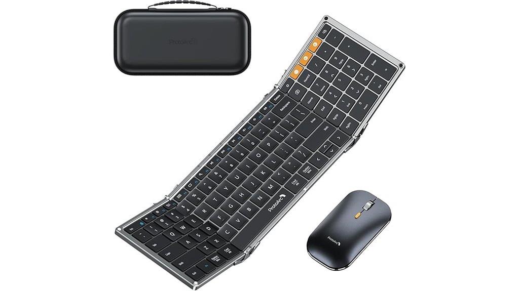 portable travel keyboard mouse