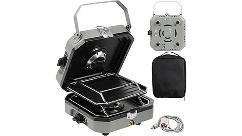 portable two burner stove