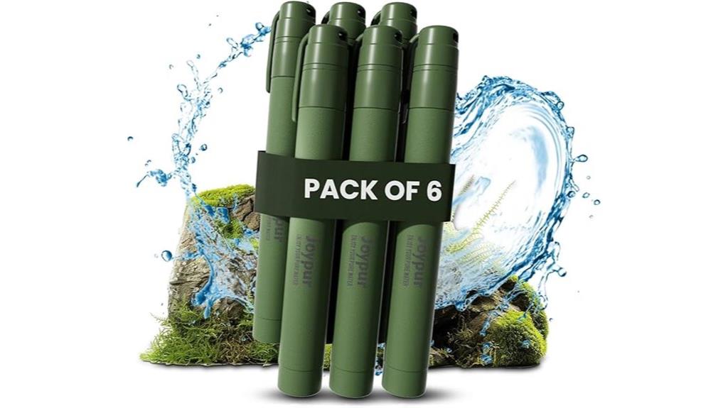 portable water filter straw