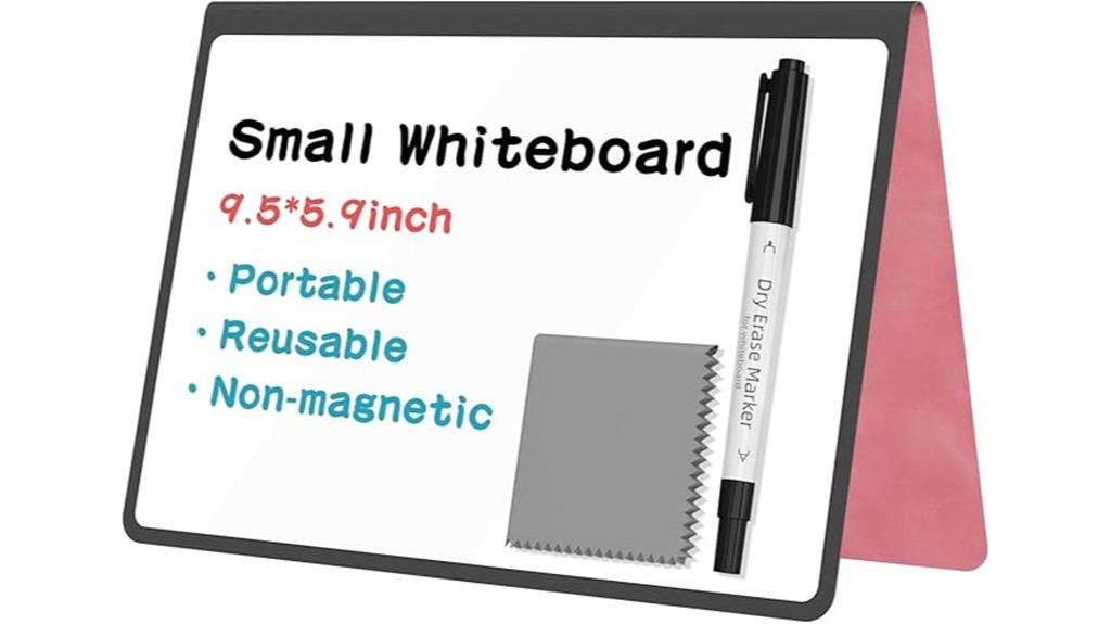 portable whiteboard with accessories