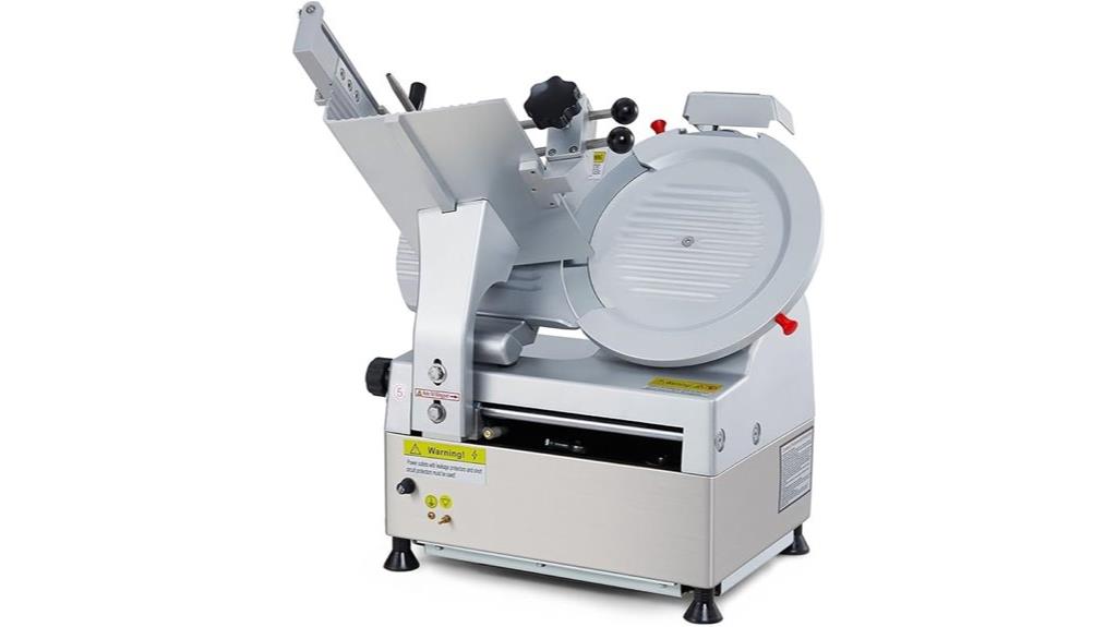 powerful adjustable meat slicer