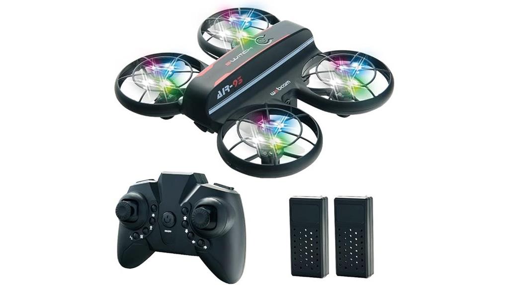 rc drone with batteries