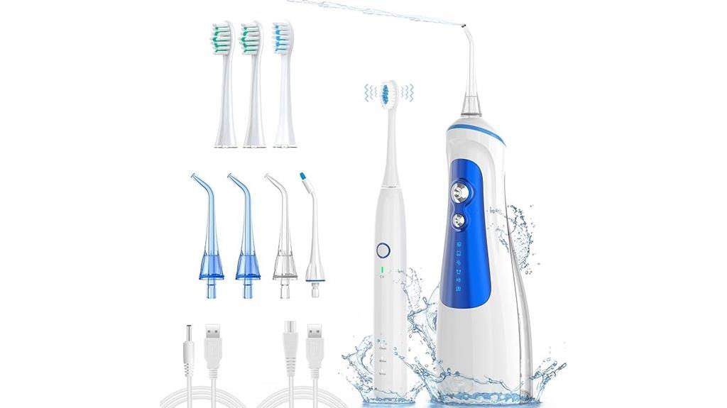 rechargeable flosser and brush