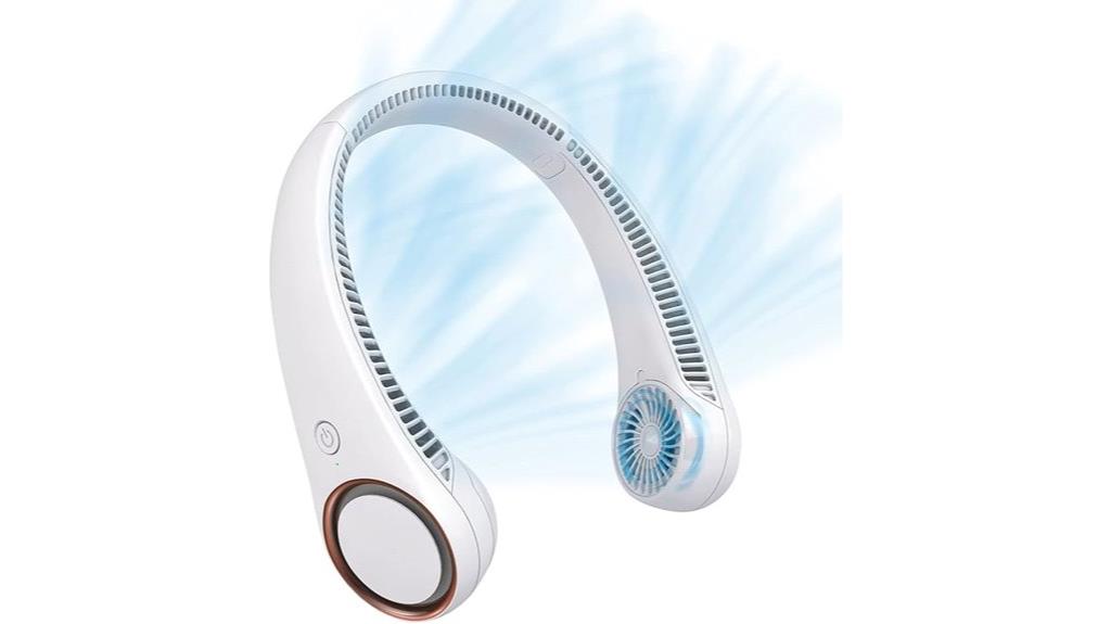 rechargeable portable neck fan