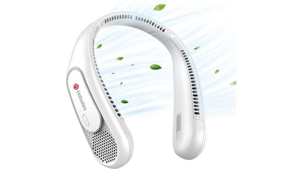 rechargeable portable neck fan