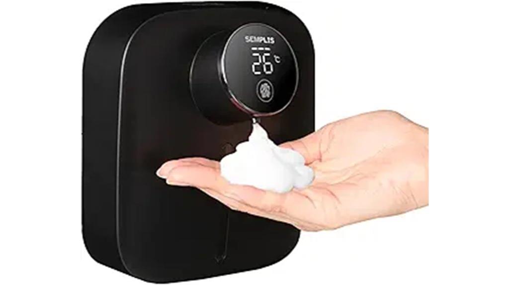 rechargeable wall mount foam dispenser