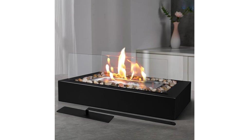 rectangular indoor outdoor fire pit