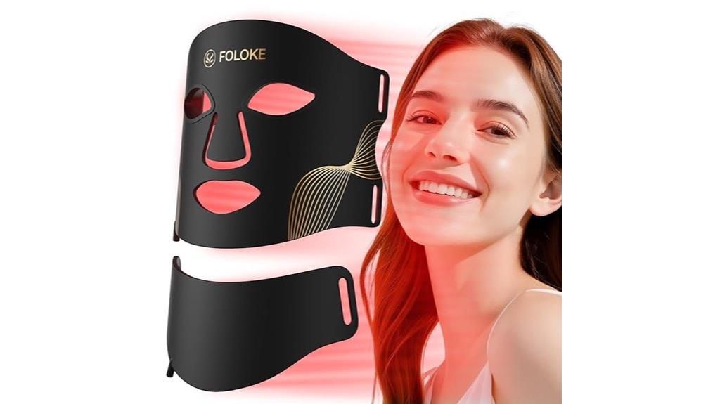 red light facial mask