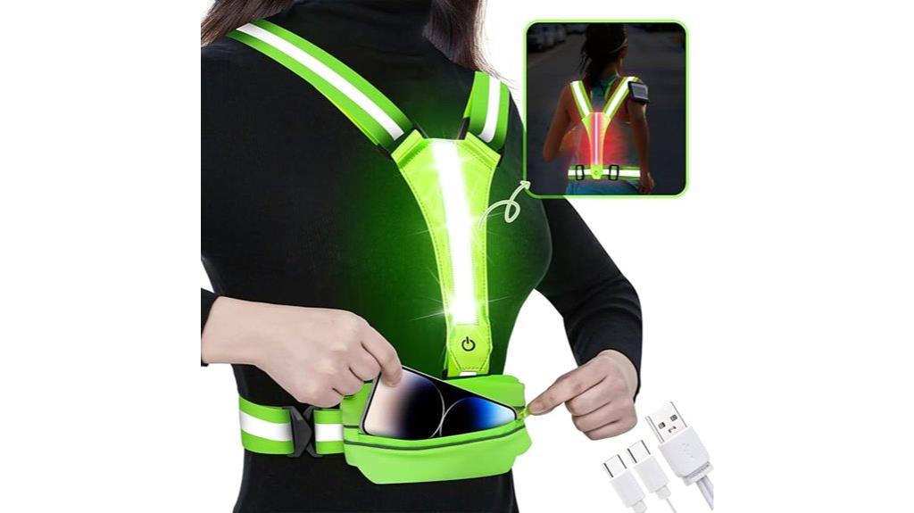 reflective night running vest