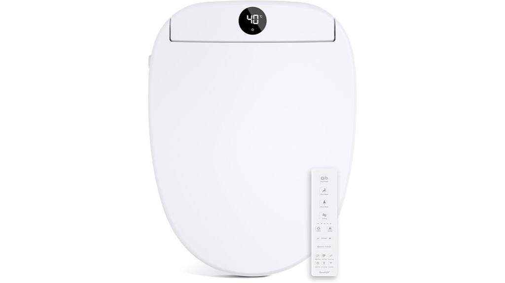remote controlled heated bidet