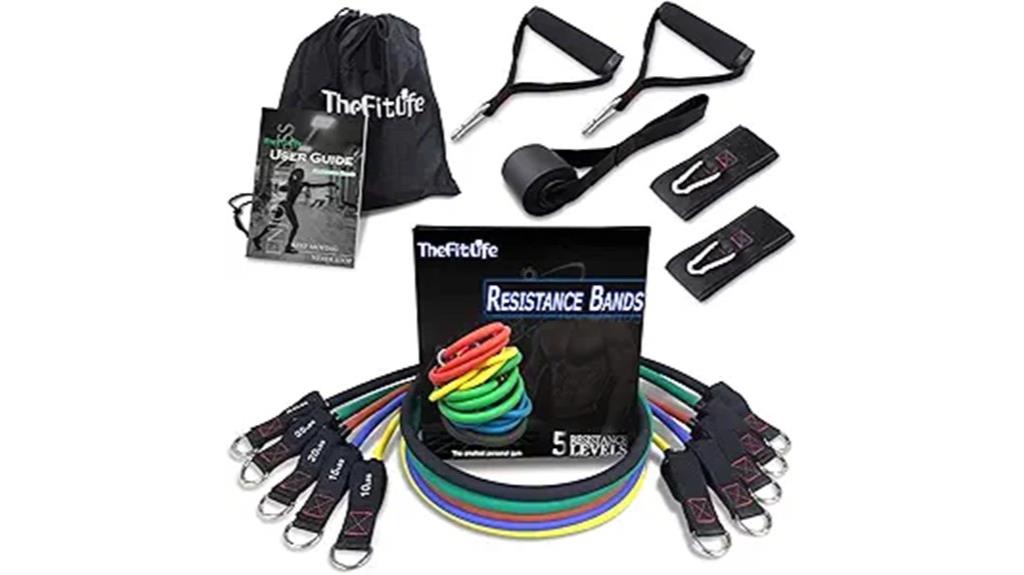 resistance bands with handles