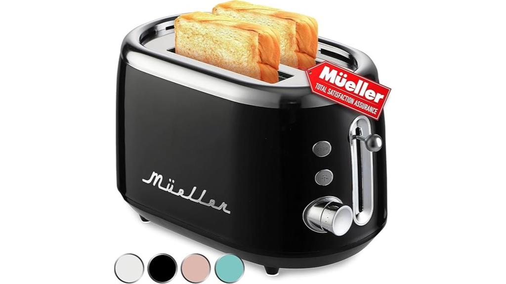 retro 2 slice toaster