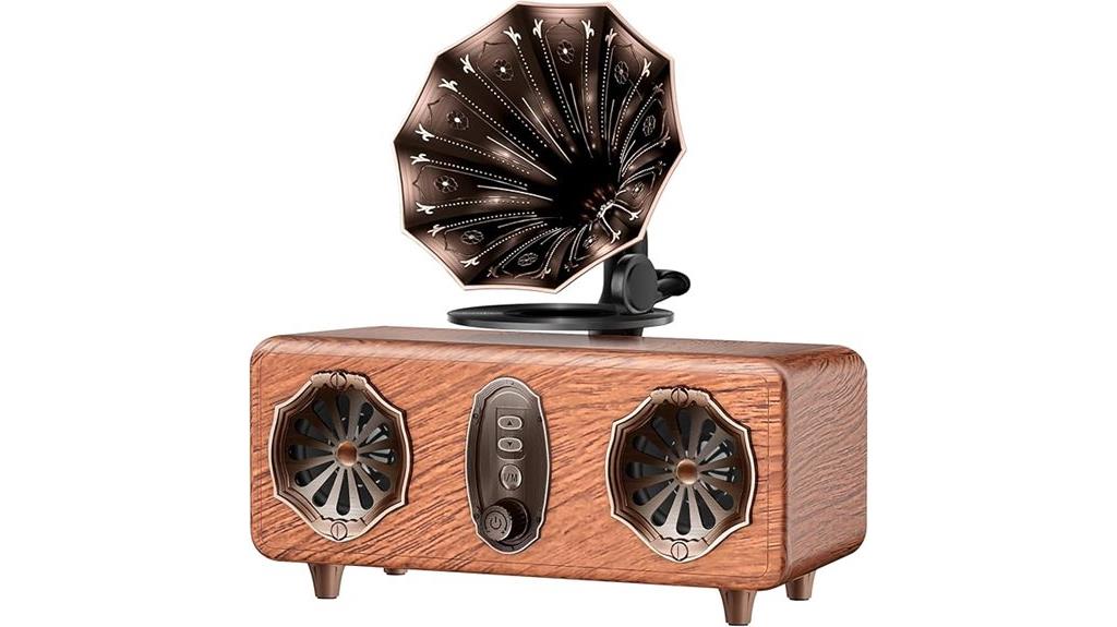 retro bluetooth fm radio