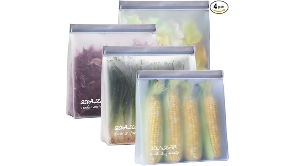 reusable freezer storage bags