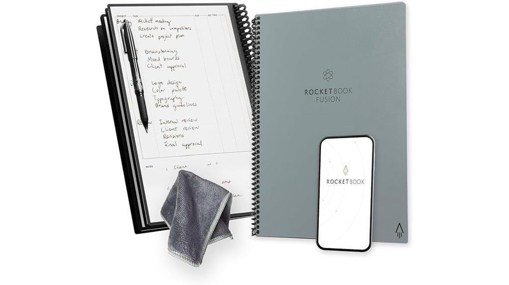 reusable gray planner