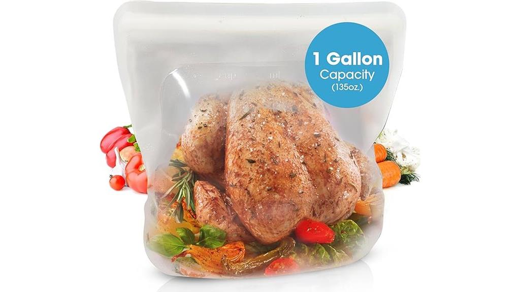 reusable silicone sous vide bag