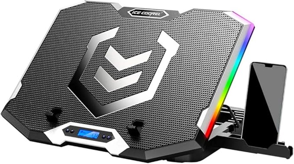 rgb gaming laptop cooler