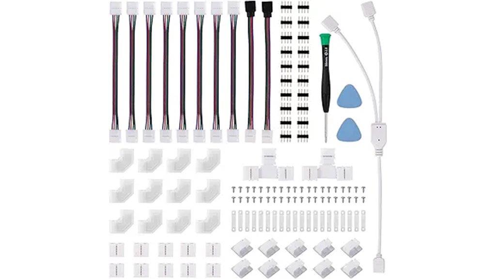 rgb led strip connector