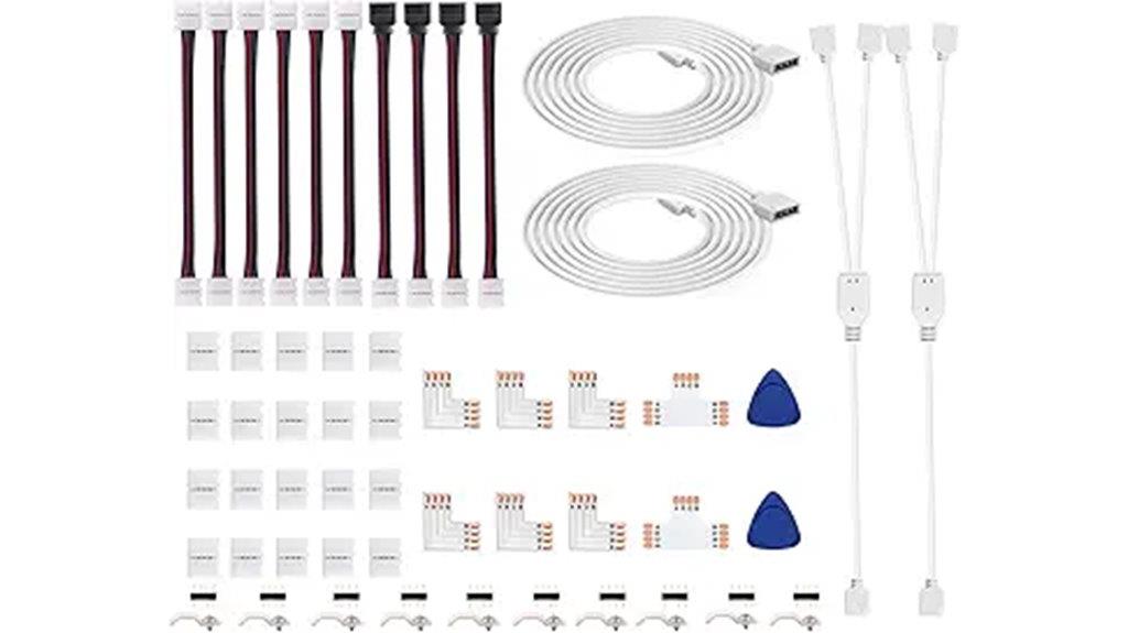 rgb led strip connectors