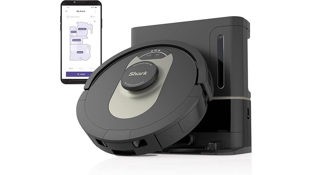 robot vacuum with self emptying