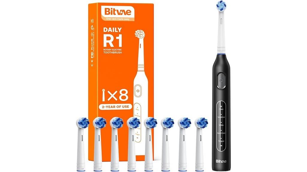 rotating electric toothbrush bundle