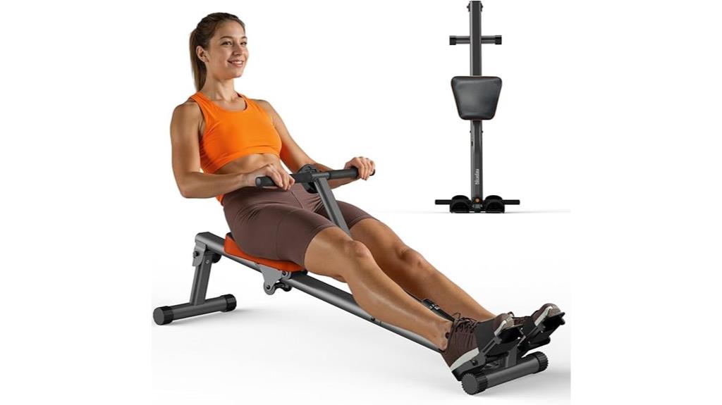 rowing machine with 16 resistance