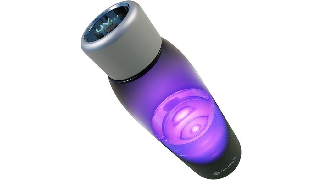 self cleaning stainless water bottle