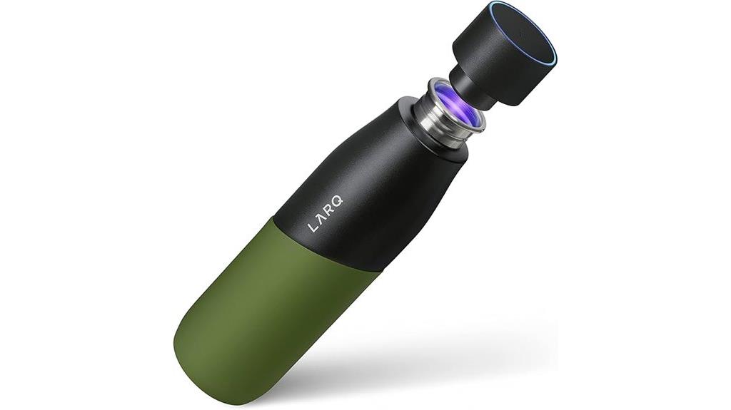 self cleaning stainless water bottle