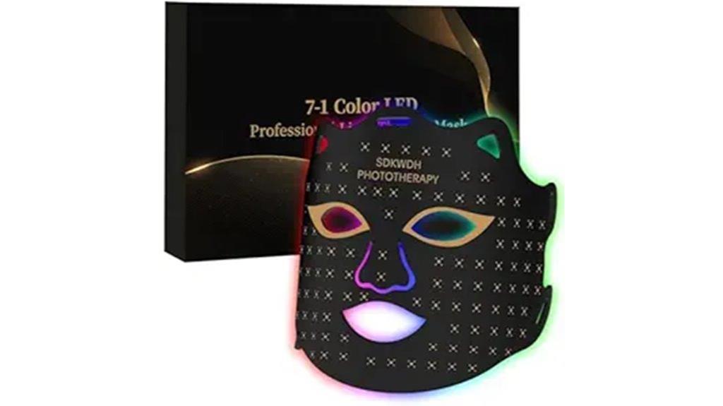 seven color led face mask
