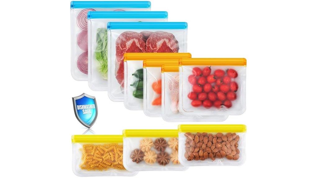 silicone food storage bags
