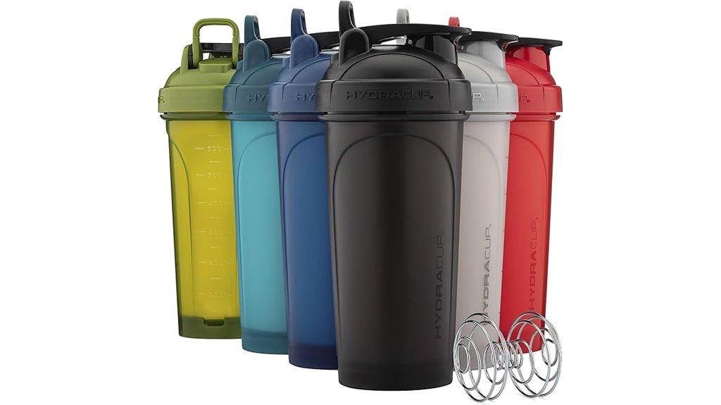 six pack shaker bottles