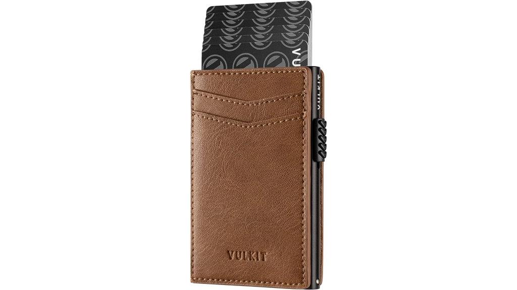 slim rfid metal wallet