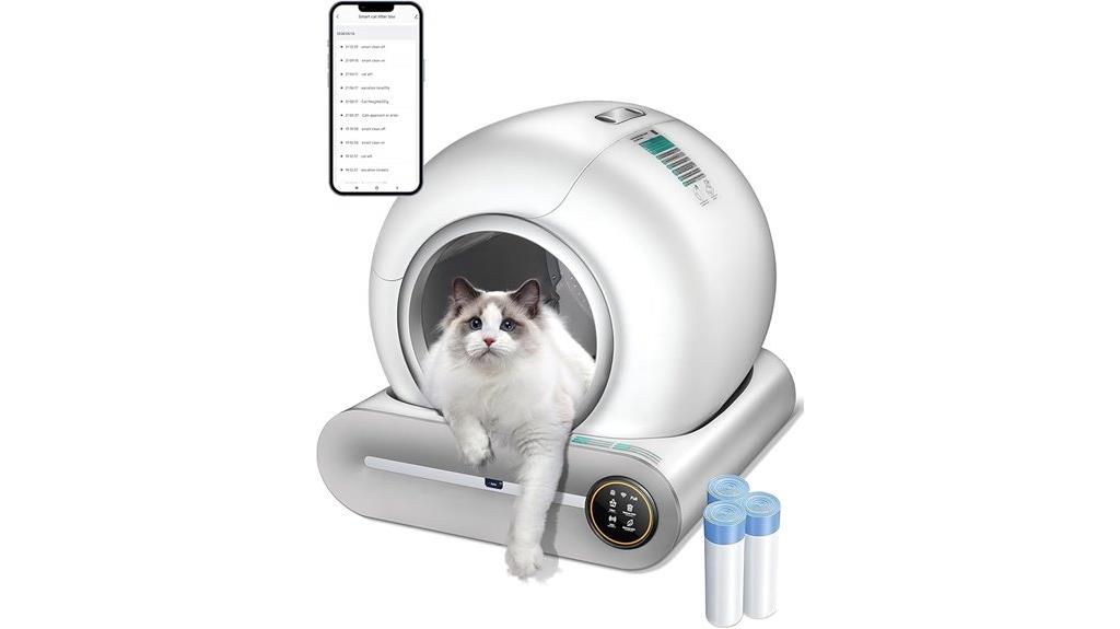 smart app controlled litter box