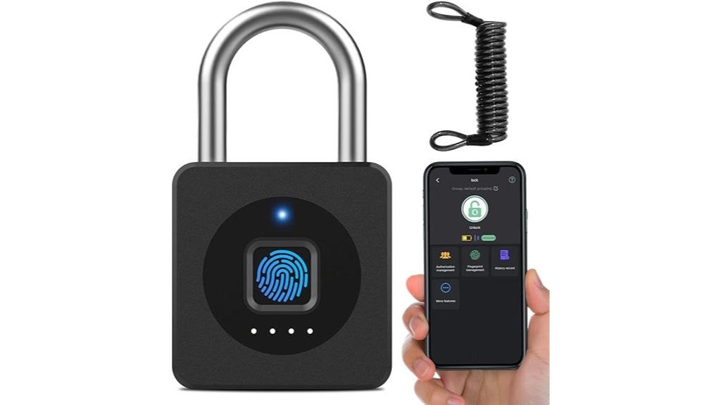 smart fingerprint gym lock