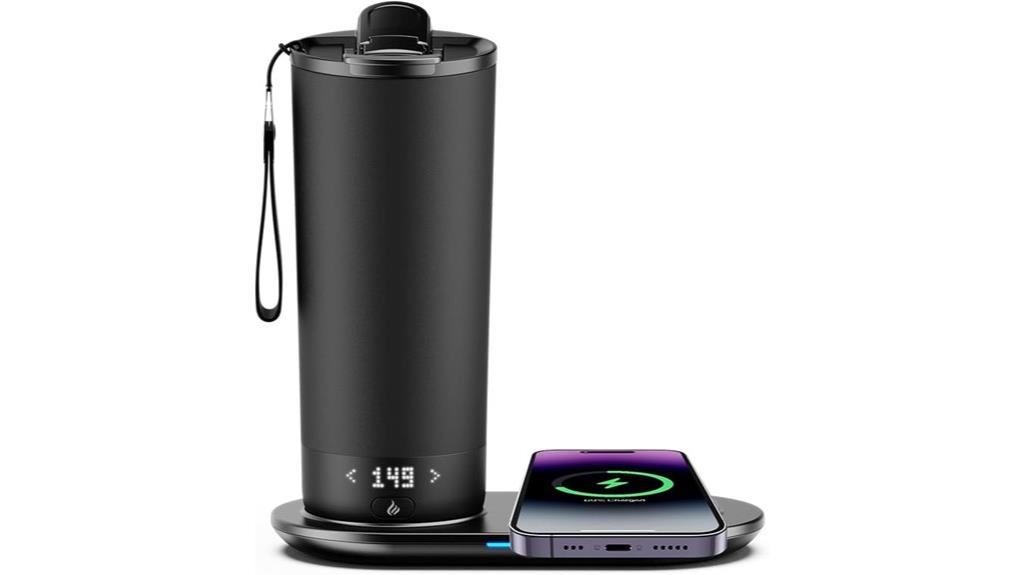 smart heated travel mug