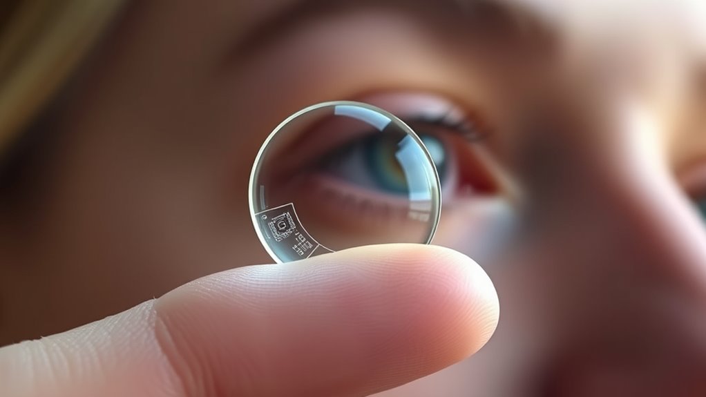 smart lenses with health tech