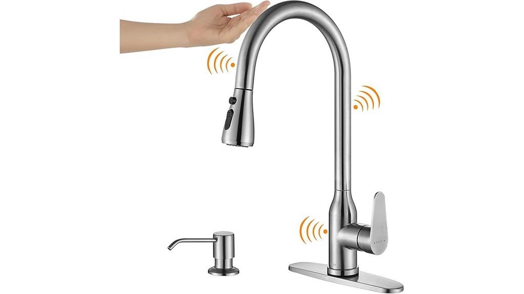 smart pull down faucet